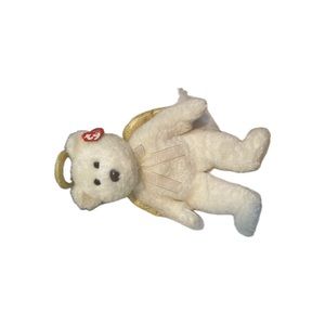 TY The Beanie Buddies Collection Halo II Bear Angel Iridescent Vintage